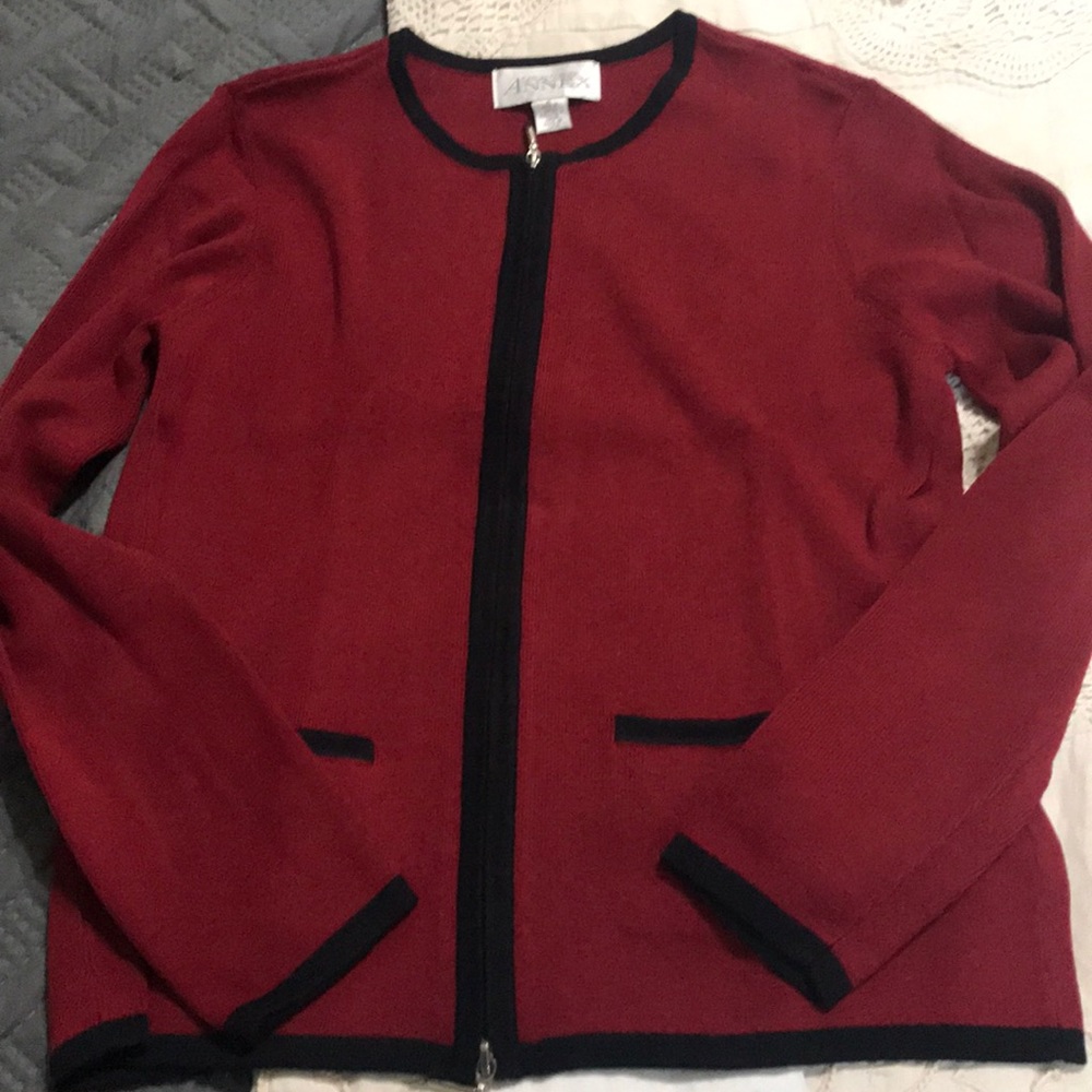 Casual corner annex zip up cardigan